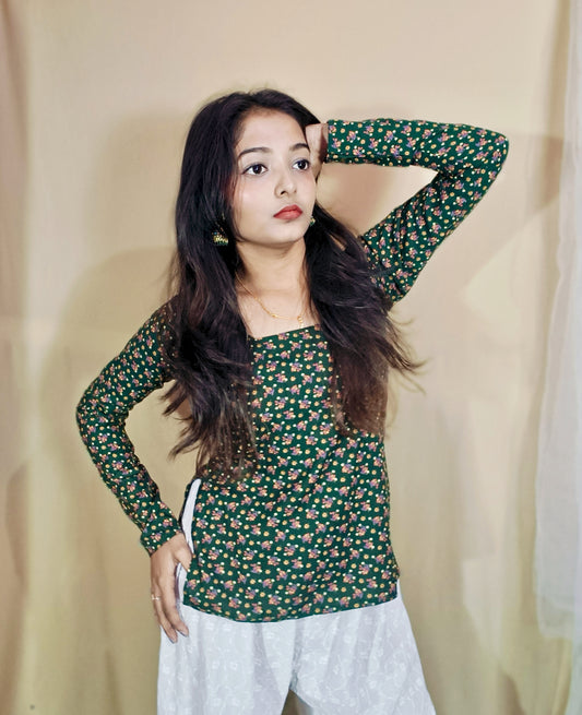 S7 – Floral Corset Back